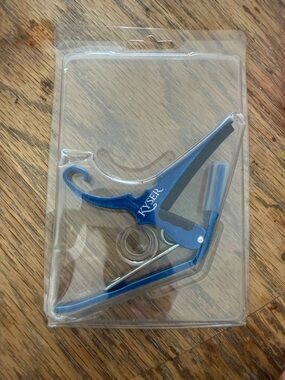 Kyser Blue Guitar Capo - Sleek Metallic Blue